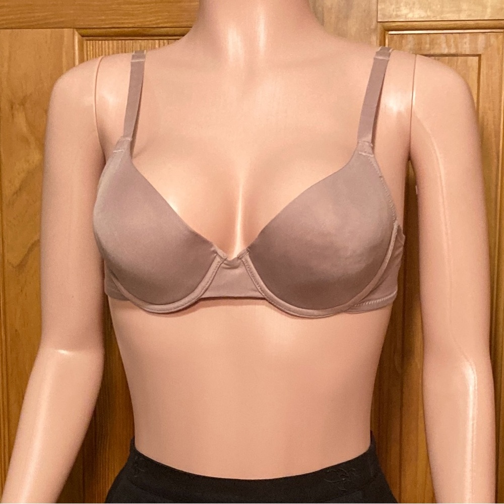 NWOT Bestform Vintage 90s Padded Bra Tan Size 38B